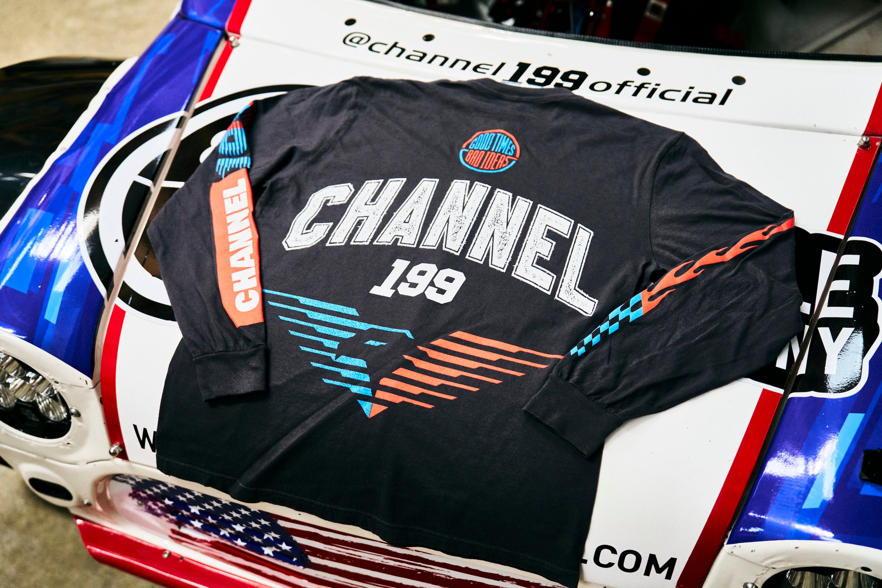 Channel 199 Racer Long Sleeve lifestyle 2