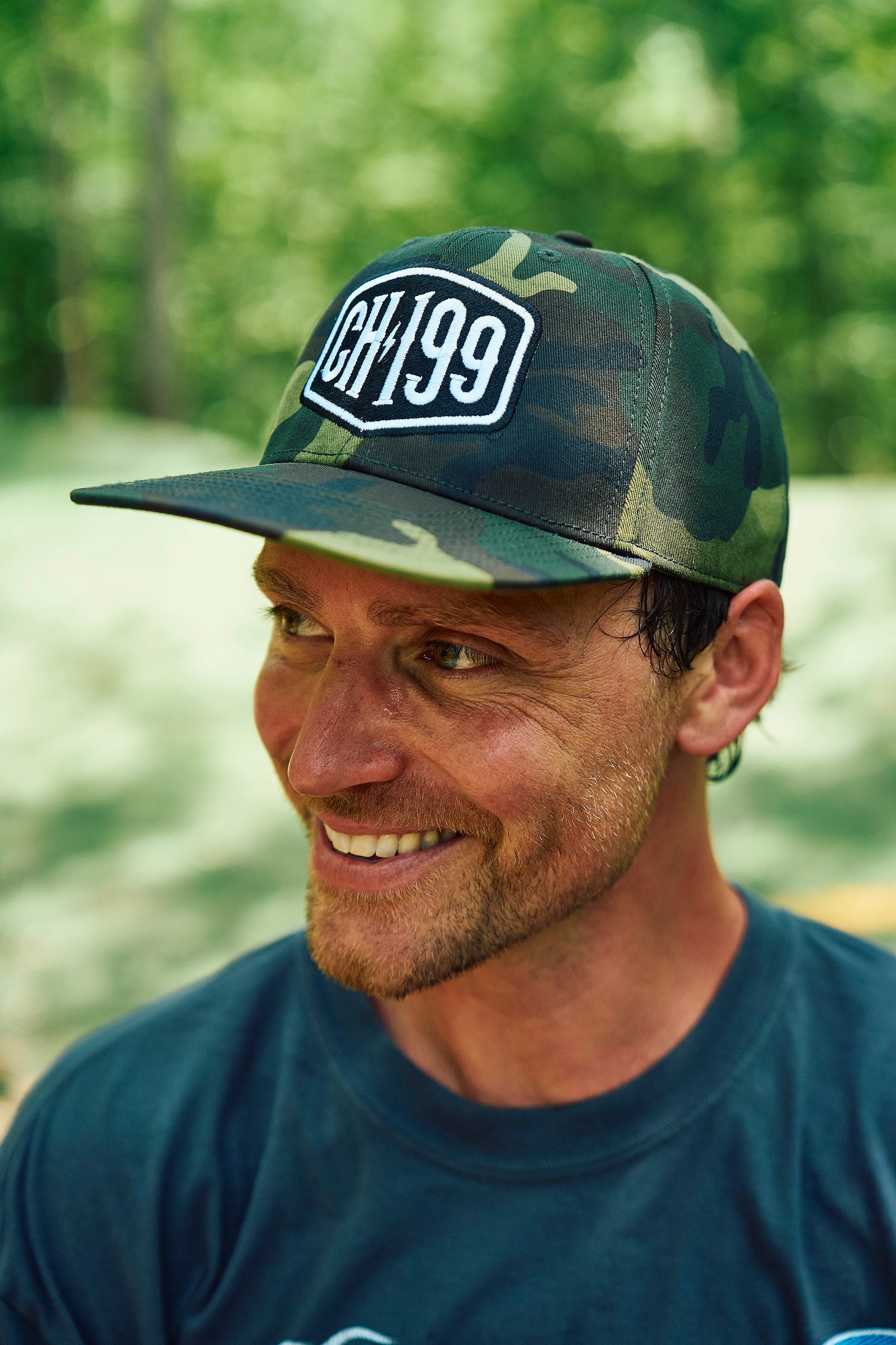 Ch 199 Camo Snapback Hat lifestyle 2