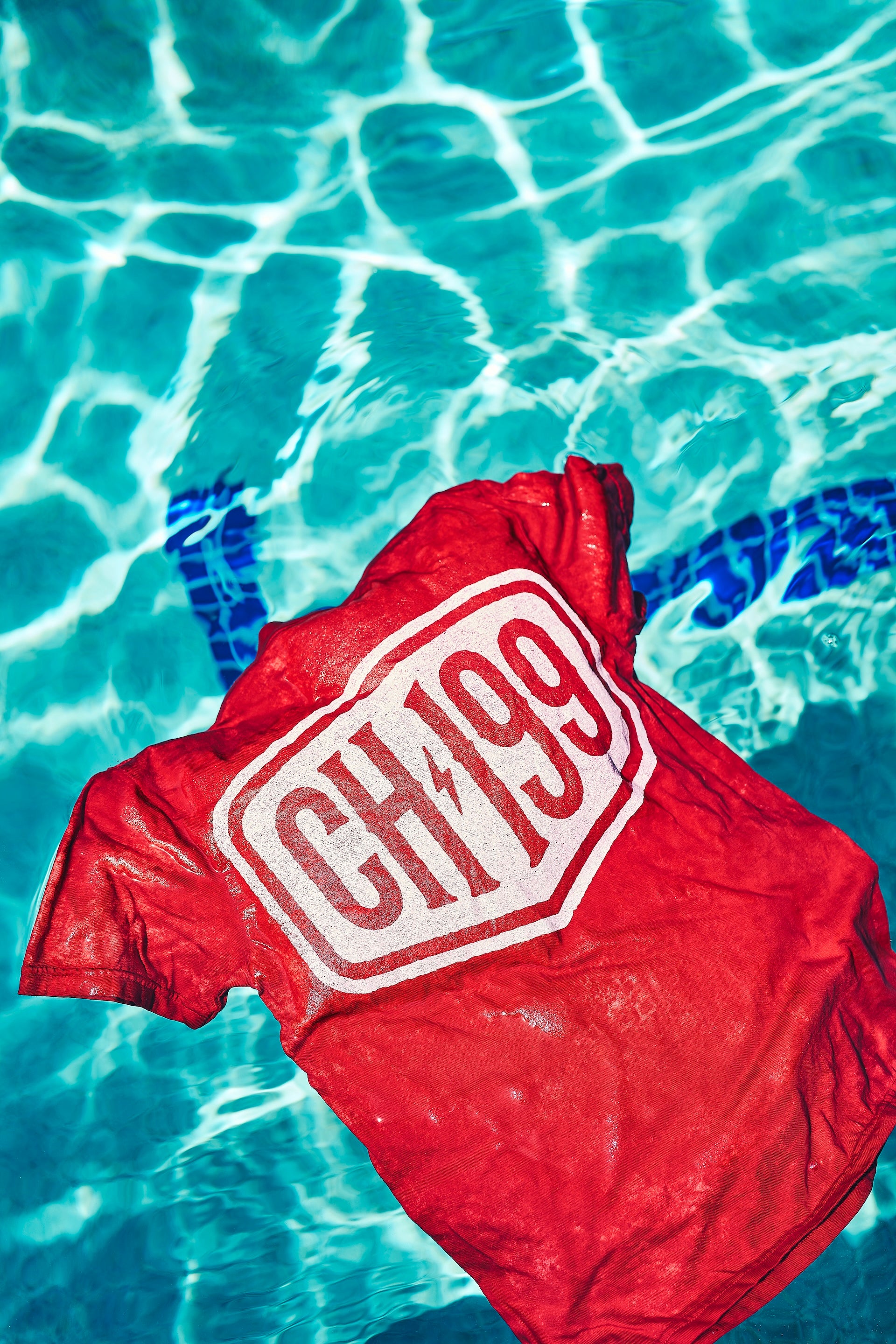 Ch 199 Red Logo Tee lifestyle 5