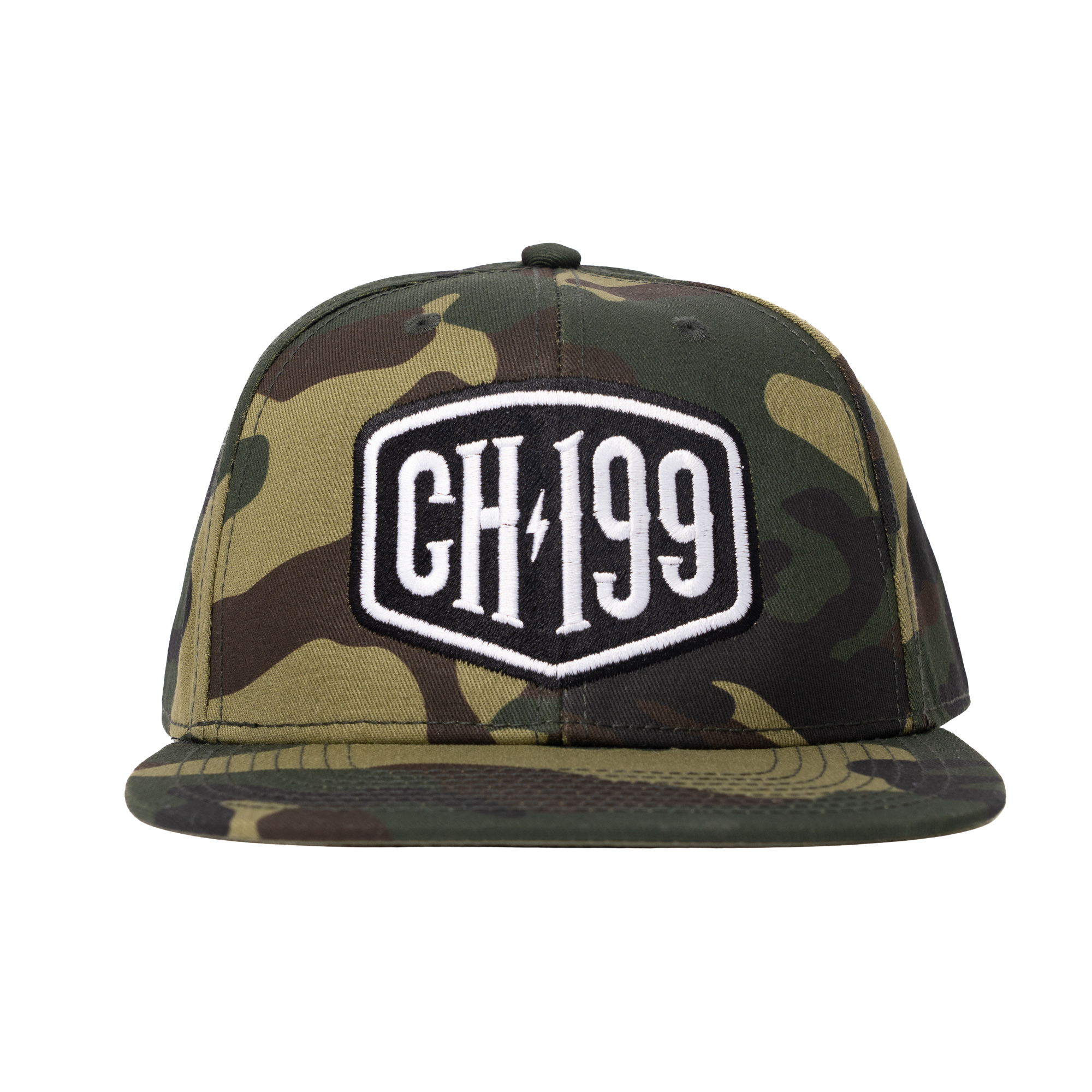 Ch 199 Camo Snapback Hat front