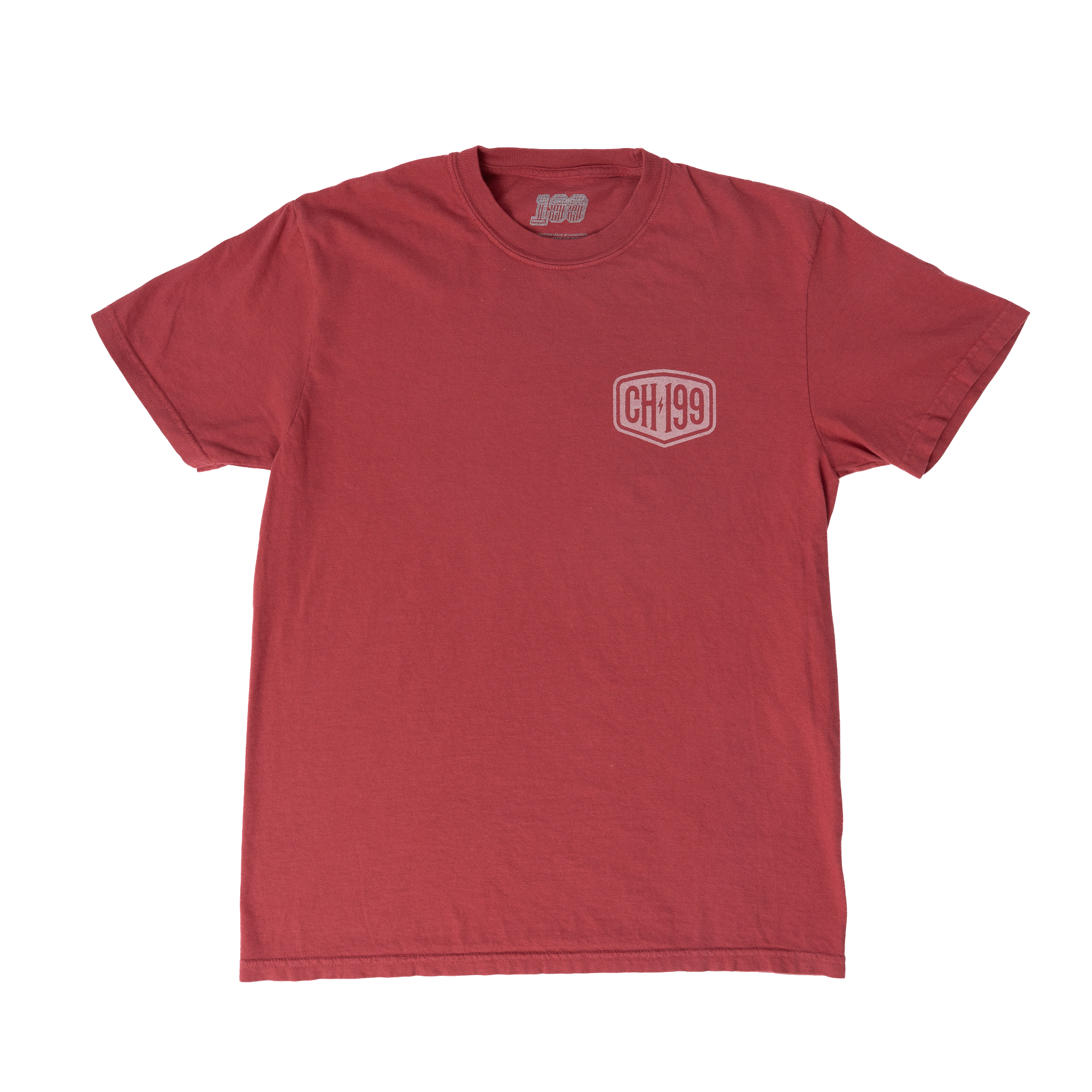 Ch 199 Red Logo Tee front