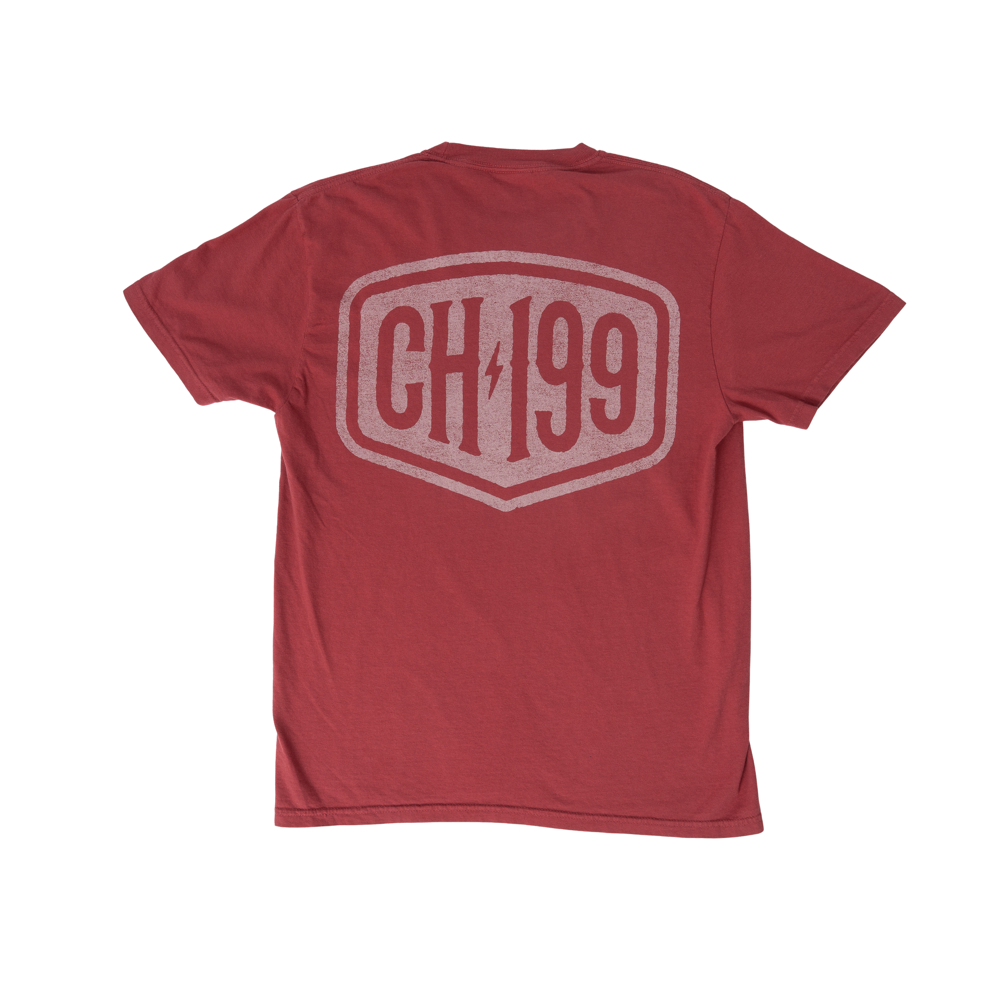 Ch 199 Red Logo Tee back