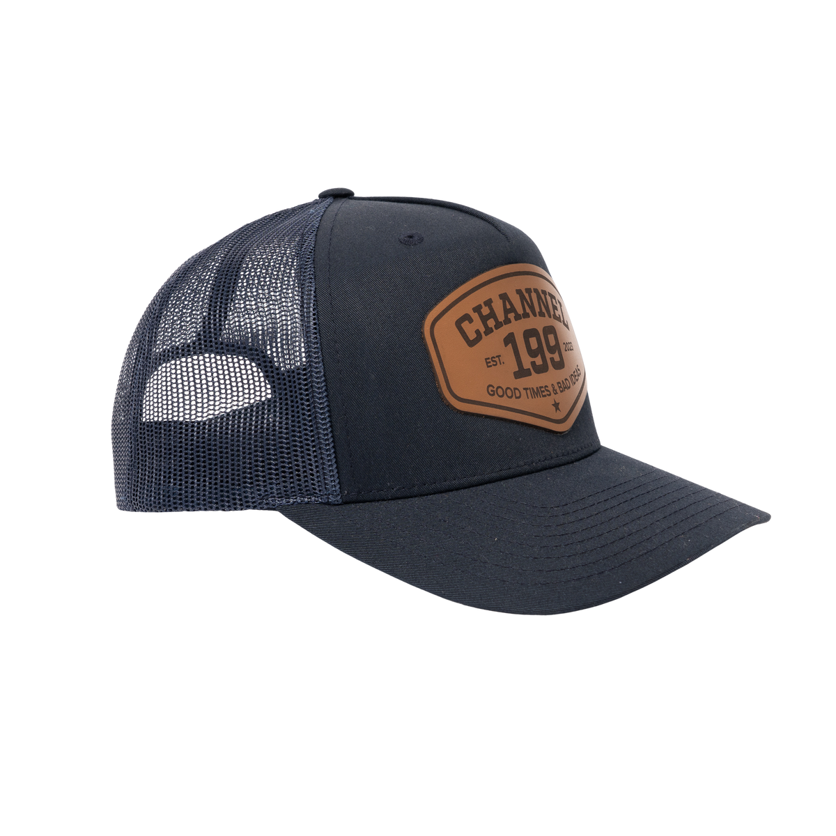 Channel 199 Leather Patch Hat back